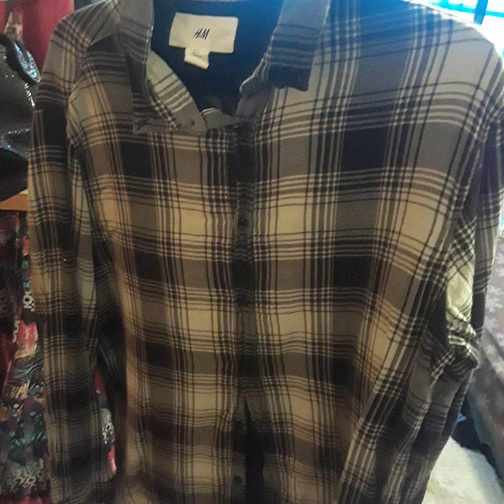 Mens long sleeve button up shirt